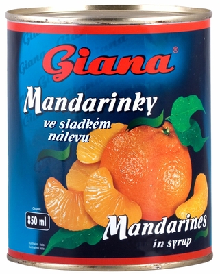 Mandarynki w zalewie 850ml